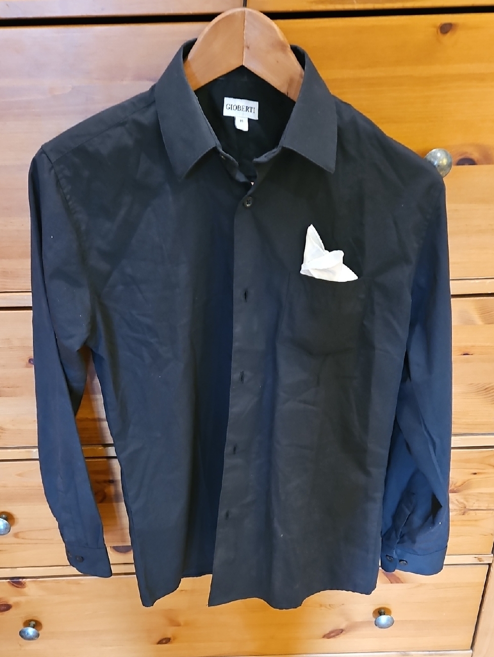 Gioberti Kids' Black Button-Down Shirt
